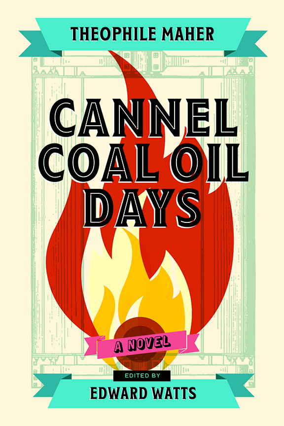 Cannel Coal Oil Days cover, illustration of a flame